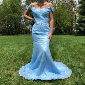 Blue Prom Dress
